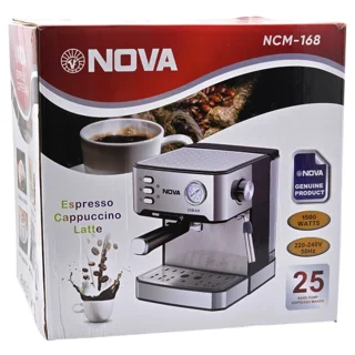 اسپرسوساز 1600 میلی‌لیتری نوا مدل NCM-168، با مصرف پودر قهوه، مناسب تهیه اسپرسو، کاپوچینو  102563319